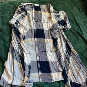 Flannel style cardigan